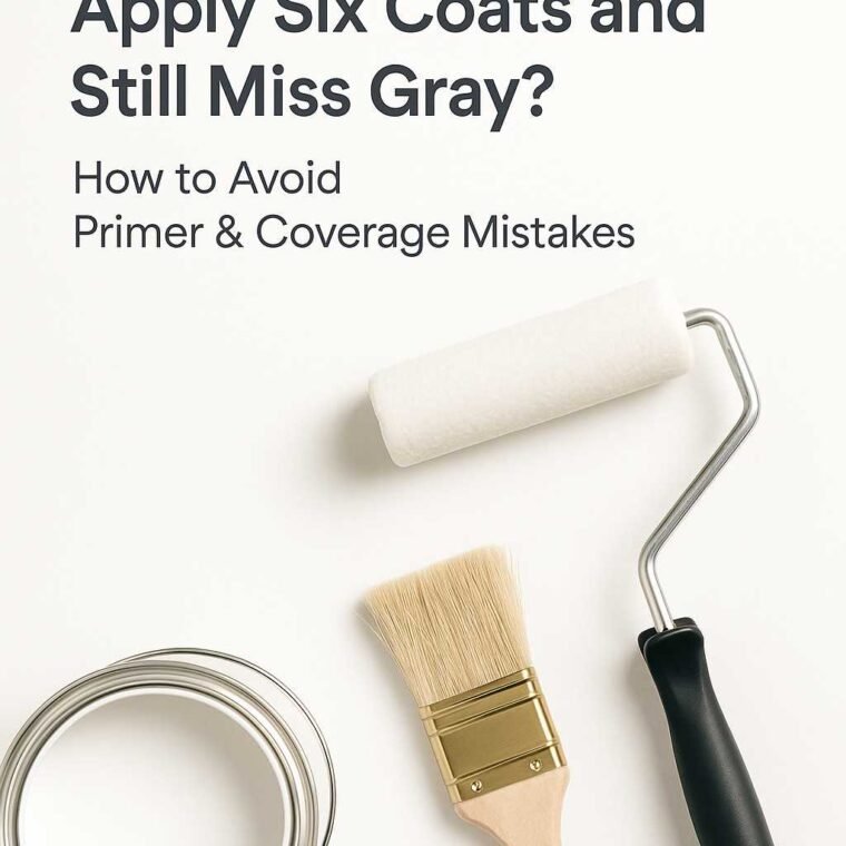 why didn't my paint cover gray?