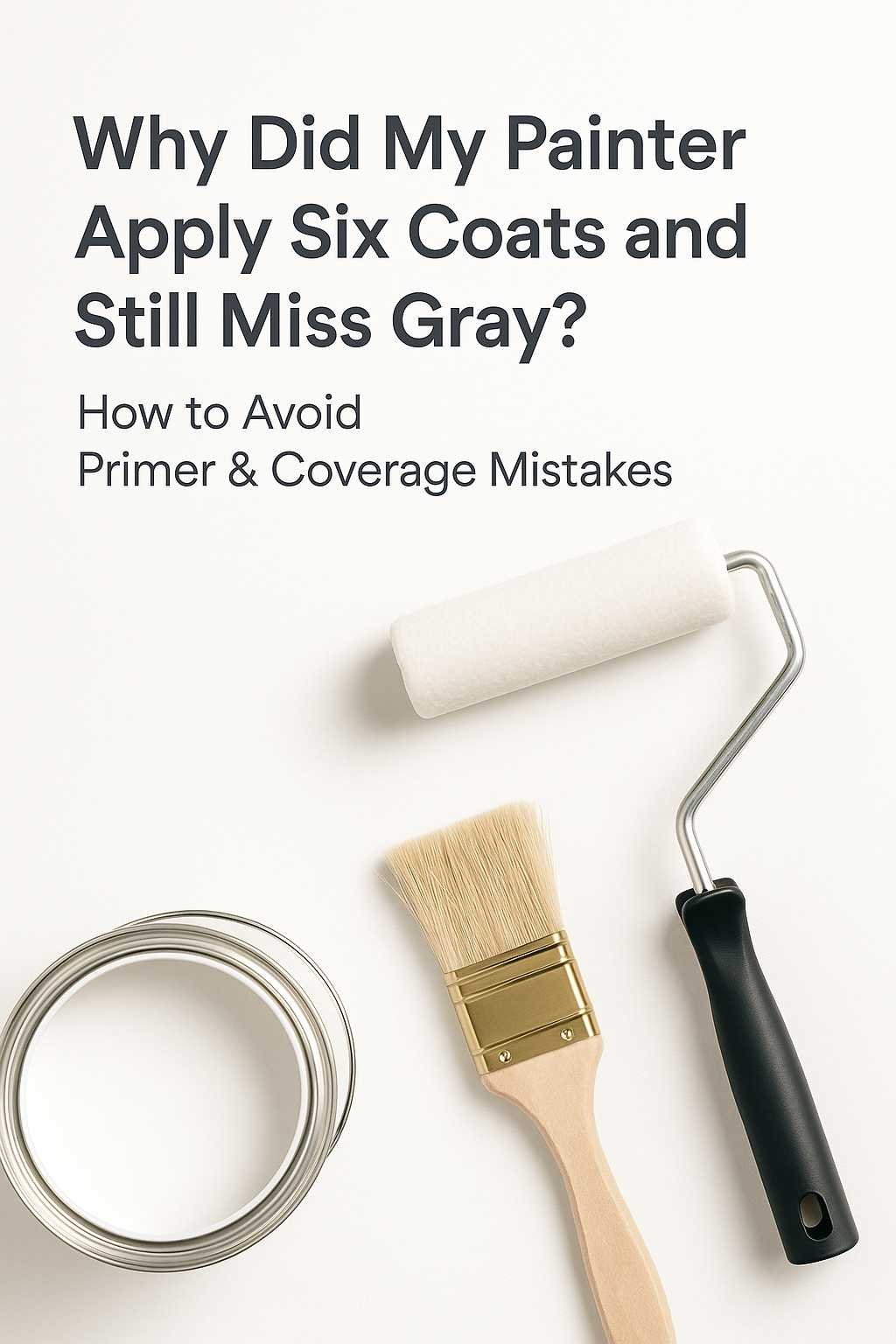 why didn't my paint cover gray?